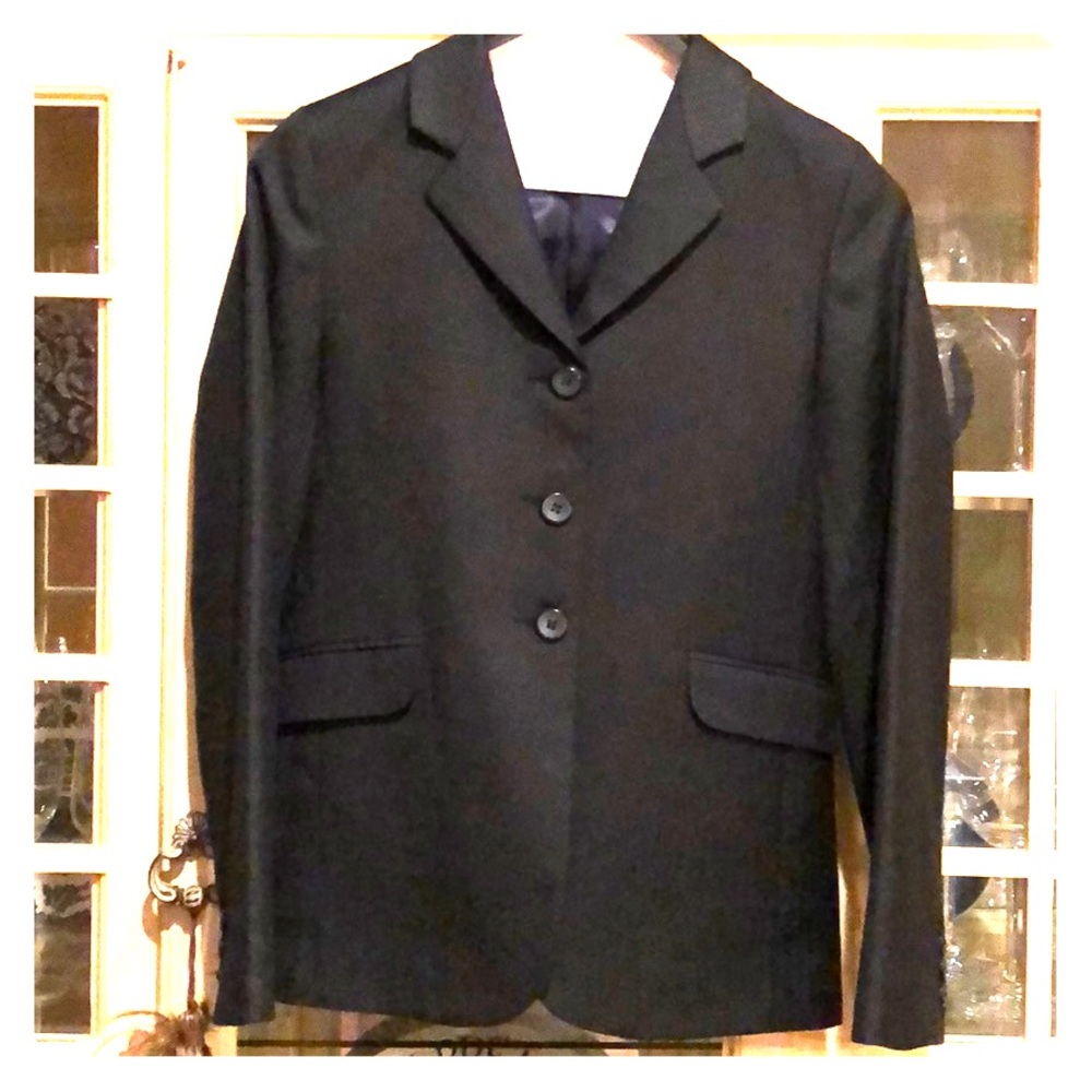 Ovation navy blue equestrian show jacket